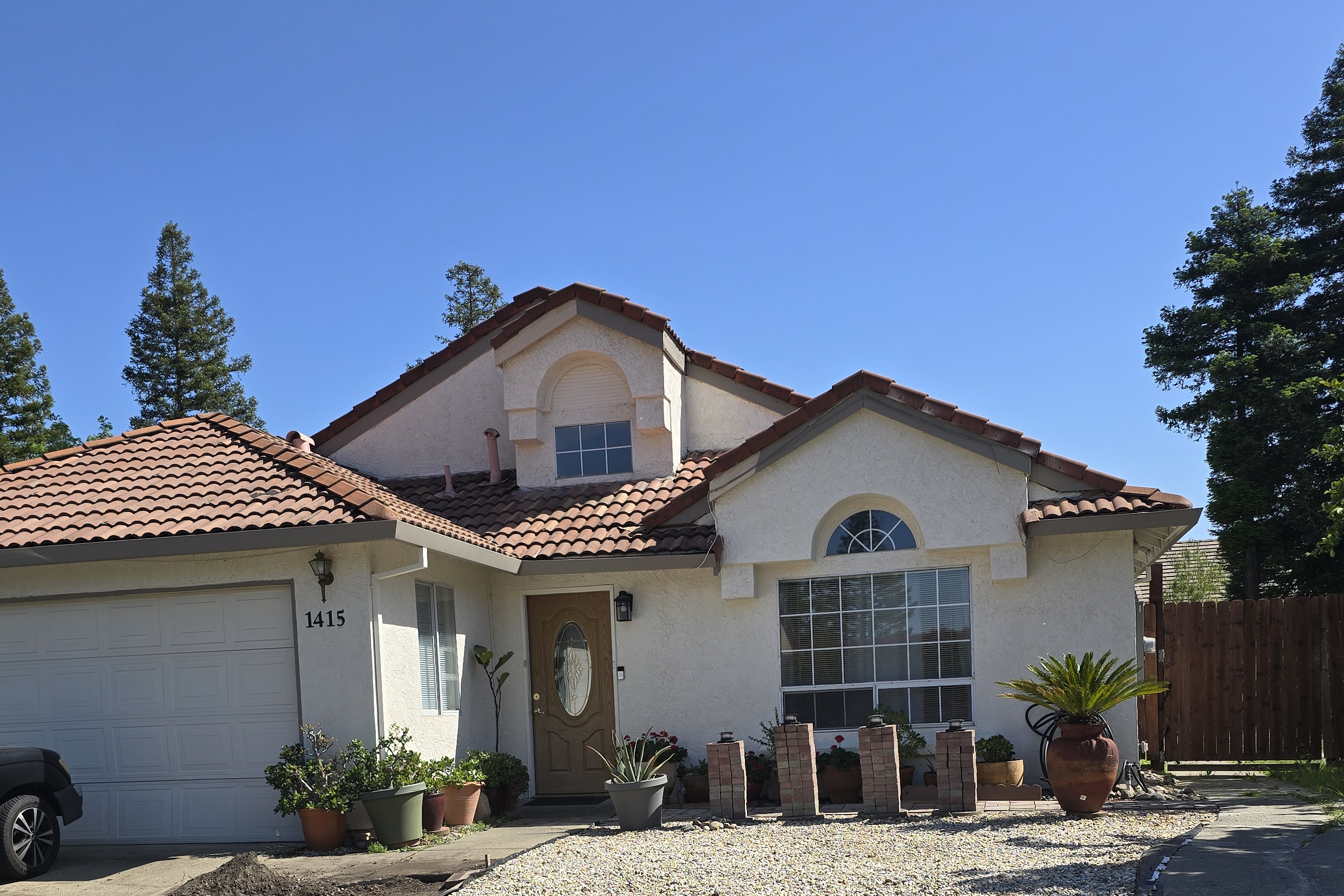 Front view of the care home