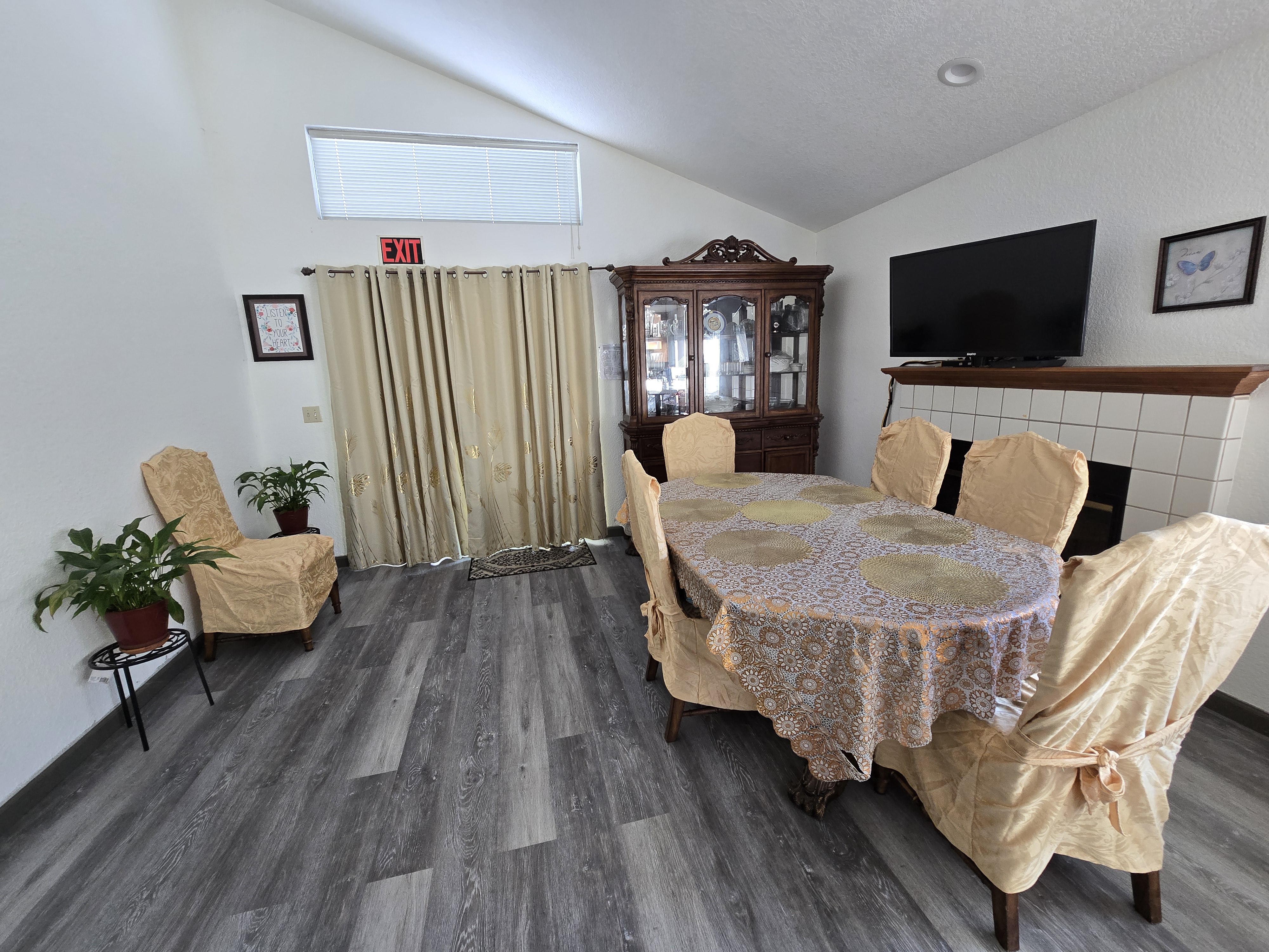 Front view of the care home